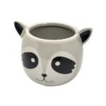 Maceta de ceramica mapache feliz - Imagen 3