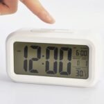 Reloj digital LED con indicador de temperatura