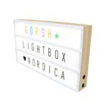 Cartel luminoso lightbox nórdica - Imagen 4