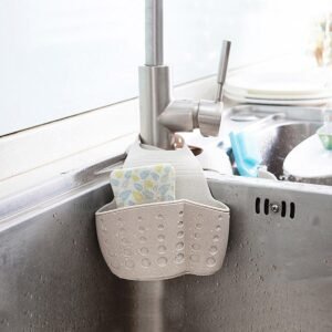 Porta esponjas organizador de bacha colgante tiza