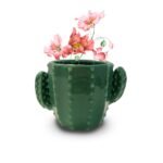 Maceta lapicero cactus de ceramica