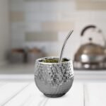 Mate de ceramica glam con bombilla