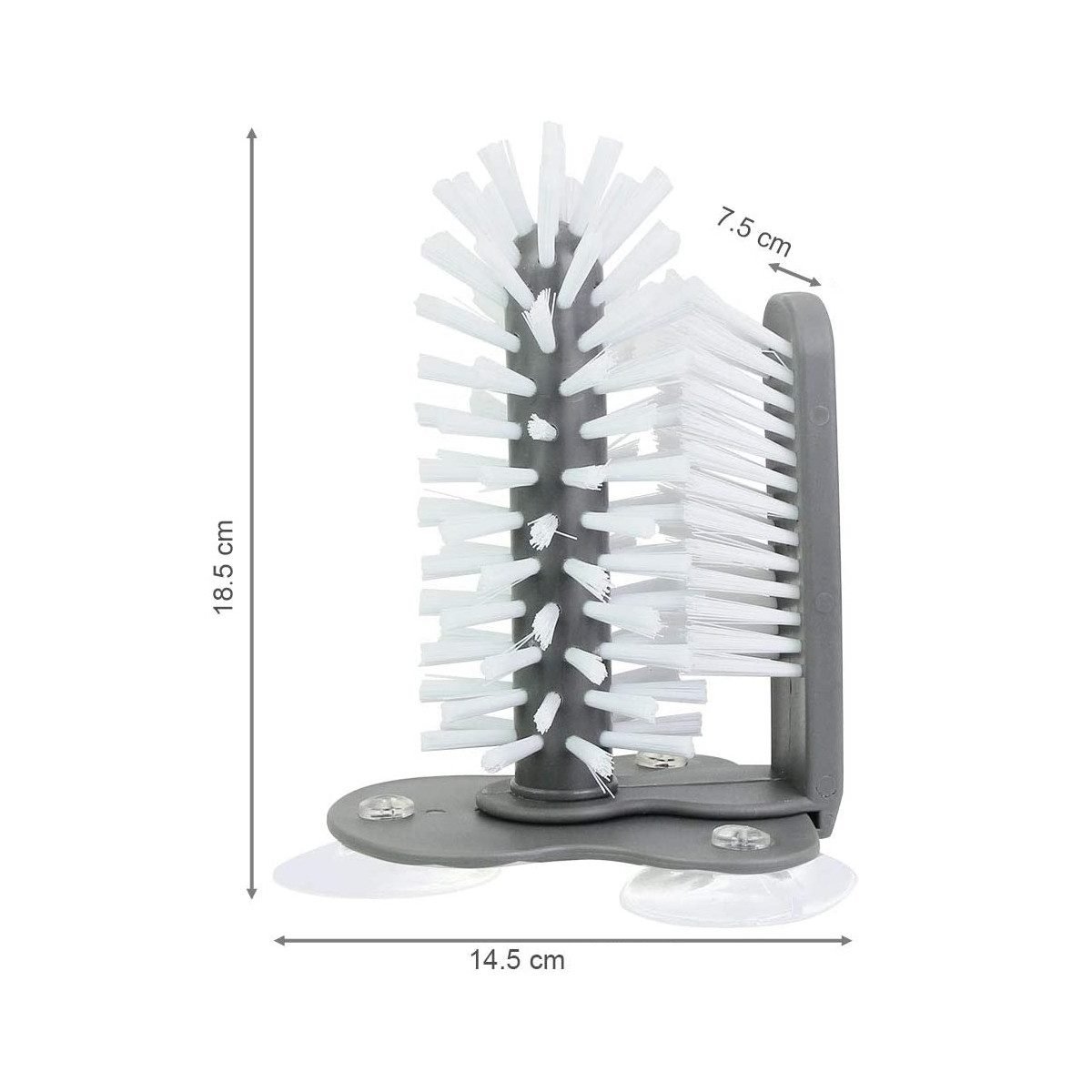 9236-153-cep Cepillo lava vasos y copas con sopapas - Imagen 1
