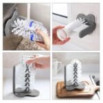 Cepillo lava vasos y copas con sopapas - Imagen 4