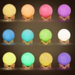 Velador luna con control remoto y led de 16 colores - Imagen 3