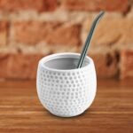 Mate de ceramica Glam con bombilla - Imagen 2