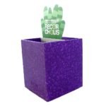 Maceta cubo recorcholis eco sustentable - Imagen 3