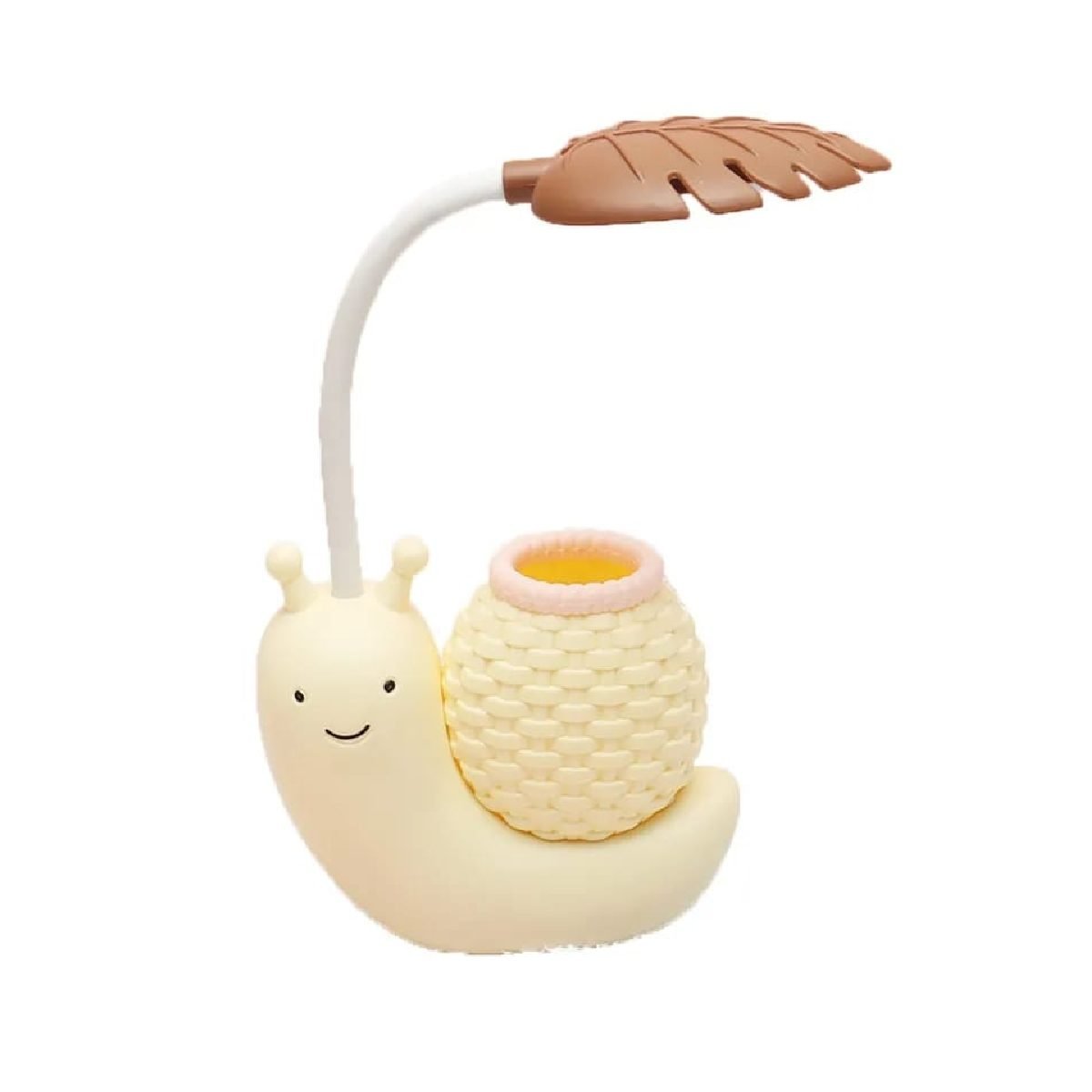 08080.. Lampara velador led flexible lapicero caracol recargable - Imagen 1