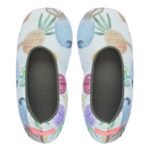 Pantuflas floripondias ballerinas estampas de verano - Imagen 4