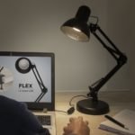 Lampara velador de escritorio articulada led con soporte morsa - Imagen 6
