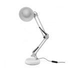 Lampara velador de escritorio articulada led con soporte morsa