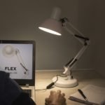 Lampara velador de escritorio articulada led con soporte morsa - Imagen 16