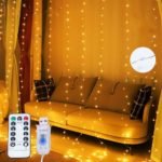 Cortina de micro luces led con diseño de lluvia - Imagen 2