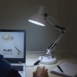 Lampara velador de escritorio articulada led con soporte morsa - Imagen 17