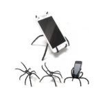 Soporte para celular con diseño de araña