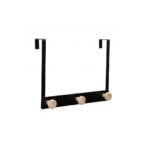 Perchero grande de madera para puerta 3 ganchos - Imagen 6