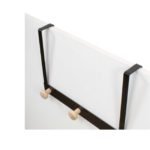 Perchero grande de madera para puerta 3 ganchos - Imagen 4