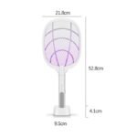 Raqueta electrica mata mosquitos recargable con Luz - Imagen 4
