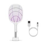Raqueta electrica mata mosquitos recargable con Luz - Imagen 3