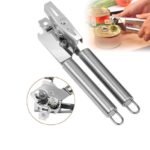 Abrelatas metal filo acero inoxidable