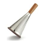 Rallador de queso Acero Inox. conico con mango de madera - Imagen 2