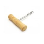 Sacacorchos clasico cabo mango de madera - Imagen 2