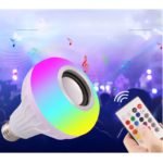 Lampara led rgb foco parlante bluetooth control remoto - Imagen 5