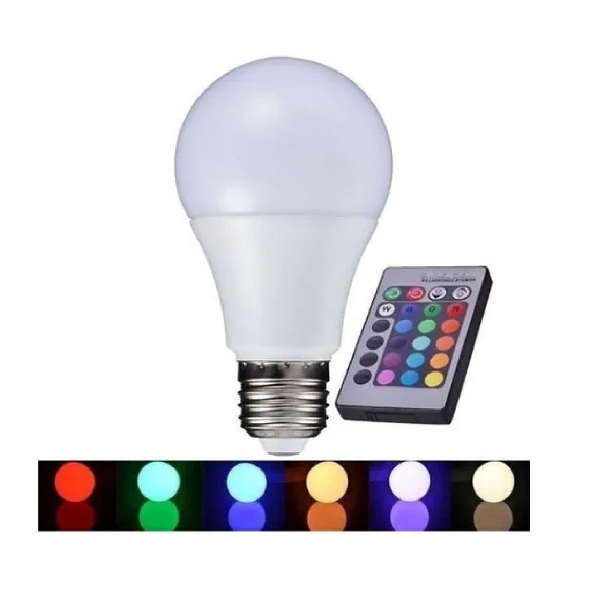 07727. Lampara led 12w 16 colores con control remoto - Imagen 1