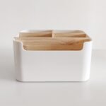 Organizador nordico de pvc y bambú