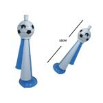 Corneta silbato pelota argentina cotillon