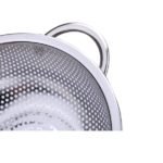 Colador de metal cromado con agarradera - Imagen 5