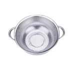 Colador de metal cromado con agarradera - Imagen 2