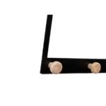 Perchero grande de madera para puerta 3 ganchos - Imagen 2