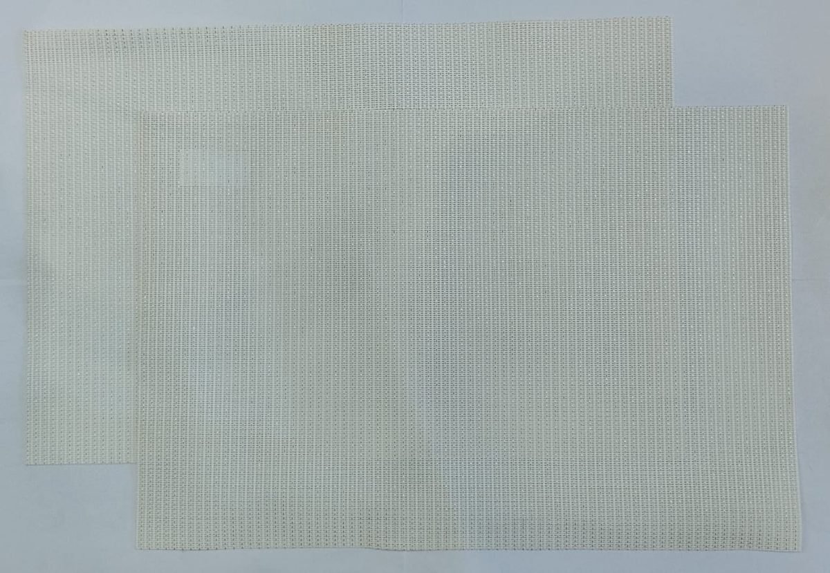 03468BLA Individual rectangular blanco - Imagen 1