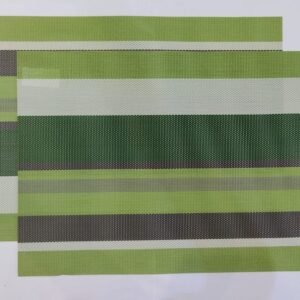 Individual rectangular lineas verde