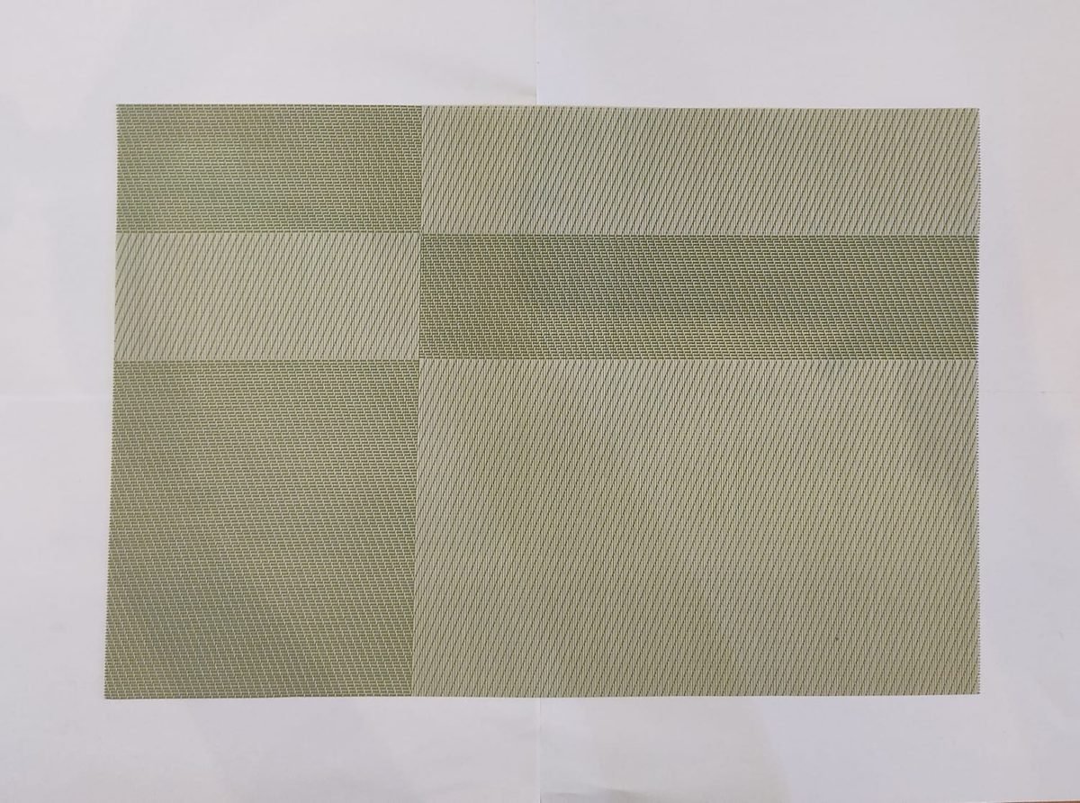 03468RECVER Individual rectangular verde - Imagen 1