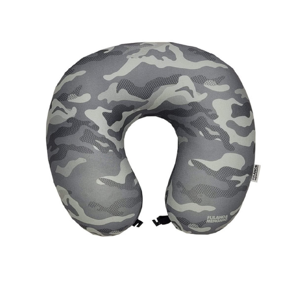 07787CAMGRI Cuello de viaje viscoelastica memory foam - Imagen 1