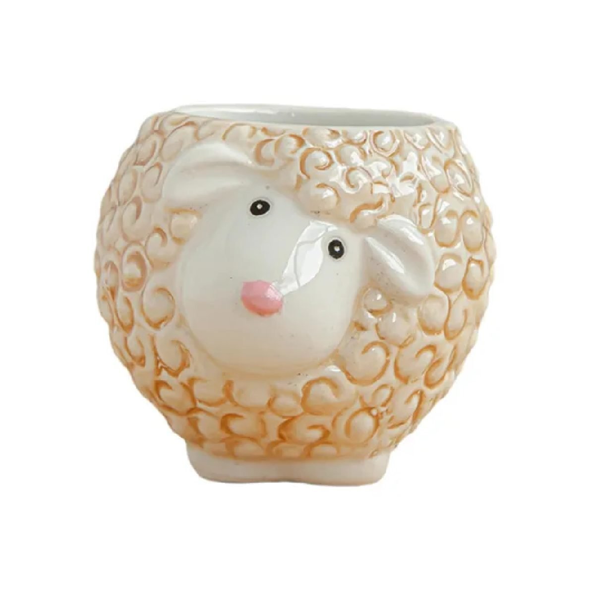07813OVEJA Maceta de ceramica oveja yuno - Imagen 1