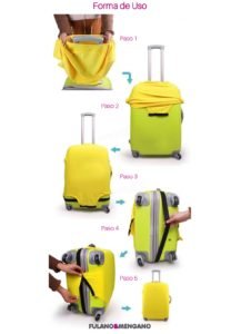 Funda valija fulano y mengano 23K sellos - Imagen 2