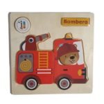 Rompecabezas infantil encastrable de madera - Imagen 2