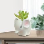 Maceta de ceramica elefante yuno - Imagen 2