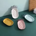 Jabonera de plástico piña ananá con escurridor - Imagen 8