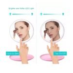 Espejo maquillaje luz led touch usb regulable - Imagen 6
