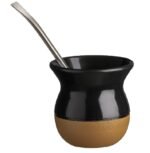 Mate plastico classic colors base simil madera - Imagen 3