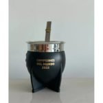 Mate Pampa Argentina Campeón + bombilla de acero - Imagen 4