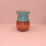 Mate de madera vitrificado pintado colores - Imagen 2