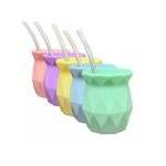 Mate plastico faceteado diamante