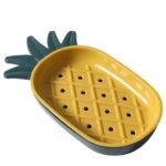Jabonera de plástico piña ananá con escurridor - Imagen 5