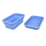 Contenedor tupper vianda de silicona plegable - Imagen 3
