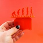 Señalador de libro evolucion humana - Imagen 4